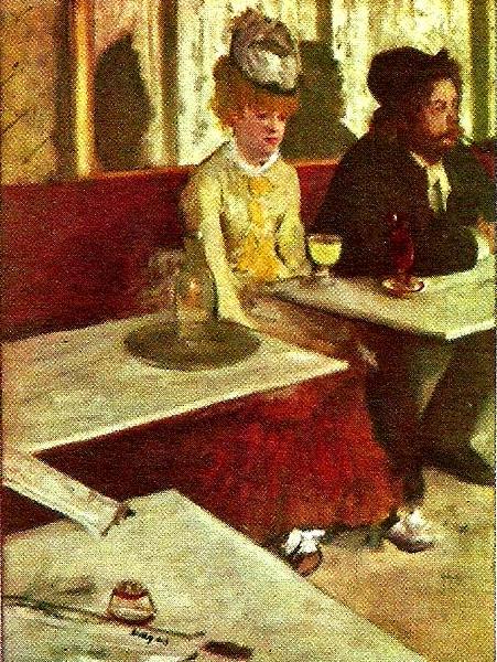 Edgar Degas absint china oil painting image
